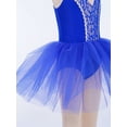 thumbnail image 6 of Doomiva Kids Girls Camisole Ballet Leotard Tutu Skirt Swan Lake Fancy Princess Dance Dress Ballerina Outfit Royal Blue 8, 6 of 7