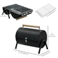 thumbnail image 3 of Outsunny Portable Folding Tabletop Grill, 3 of 10