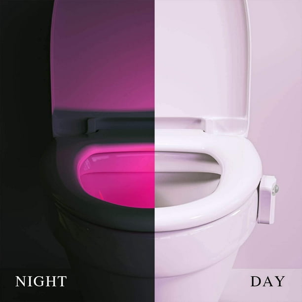 Veilleuse 16 couleurs – Veilleuse de toilette, lumière automatique