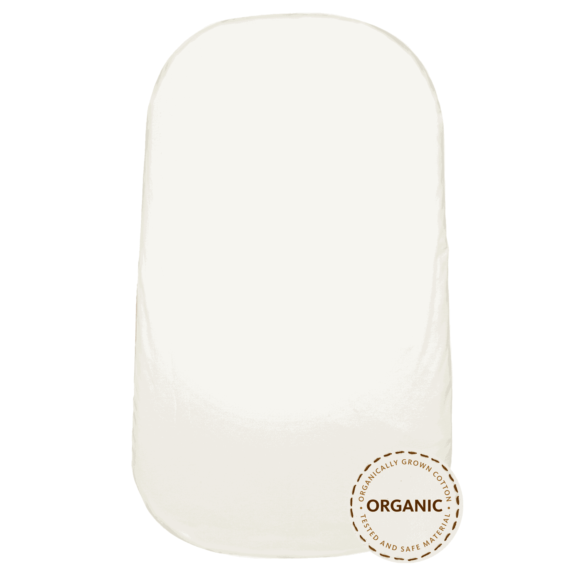 BabyBjorn Fitted Sheet for Cradle, Organic, Cotton, White, 1 Piece