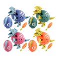 thumbnail image 3 of Vogacara 4 piezas de juguetes de huevo de dinosaurio DIY montaje deformación montaje educativo modelo deformado para niños niñas regalos de cumpleaños Juguetes Vogacara FN006376-00, 3 of 6