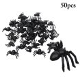 thumbnail image 1 of 50PCS Halloween Spider Realistic Plastic Scary Spider for Party Haunted House, 1 of 8