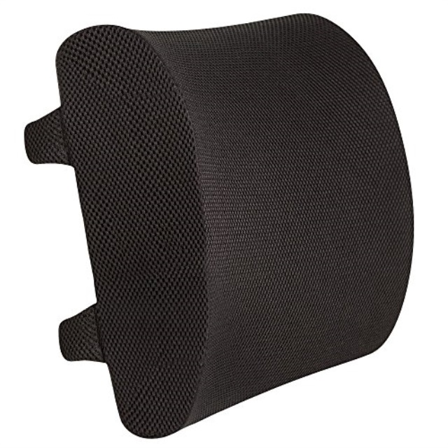 Подушка под поясницу для офисного кресла своими руками - фото