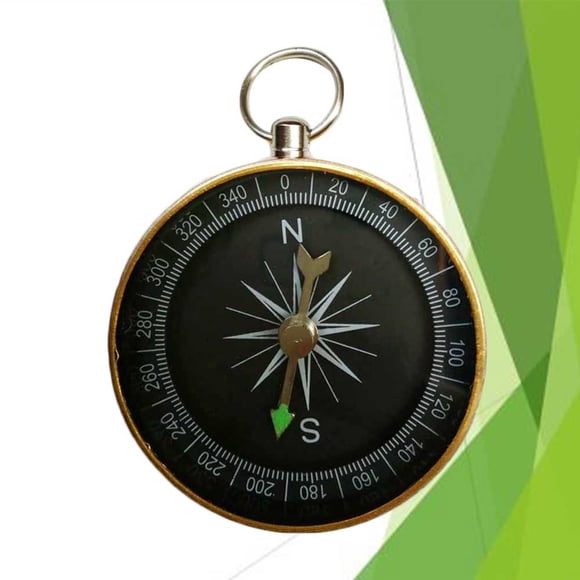 WHAMVOX 6Set Bridal Shower Favors Light Brown Compass Pendant for Wedding Guests