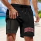 thumbnail image 2 of Bañador para hombre con forro compresivo - 95 % poliéster, cintura elástica, estampados coloridos, bolsillos para la playa/natación (S-XXXXXL), 2 of 4