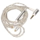 thumbnail image 2 of Cable de actualización de auriculares, Cable de repuesto MMCX plateado de 8 núcleos con micrófono para SE846 SE535 SE215 SE315 SE425, 2 of 14