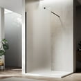thumbnail image 2 of Sunny Shower Black Matte Shower Door 32x72 Inch Bathroom Privacy Glass, 2 of 8