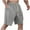 Gray, variant on cfhntfmh Mens Athletic Shorts Casual Elastic Waisted Drawstring Shorts with Pockets Summer Baggy Wide Leg Workout Gym Shorts