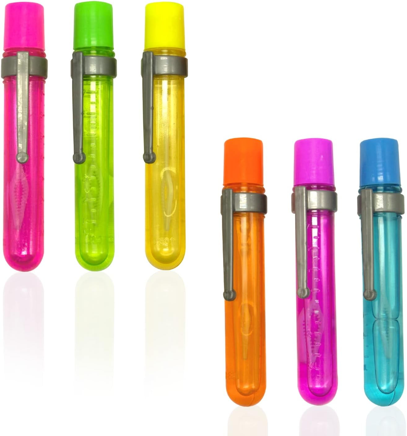 Dazzling Toys 5" Test Tube Touchable Bubbles Bulk Pack of 6 Good