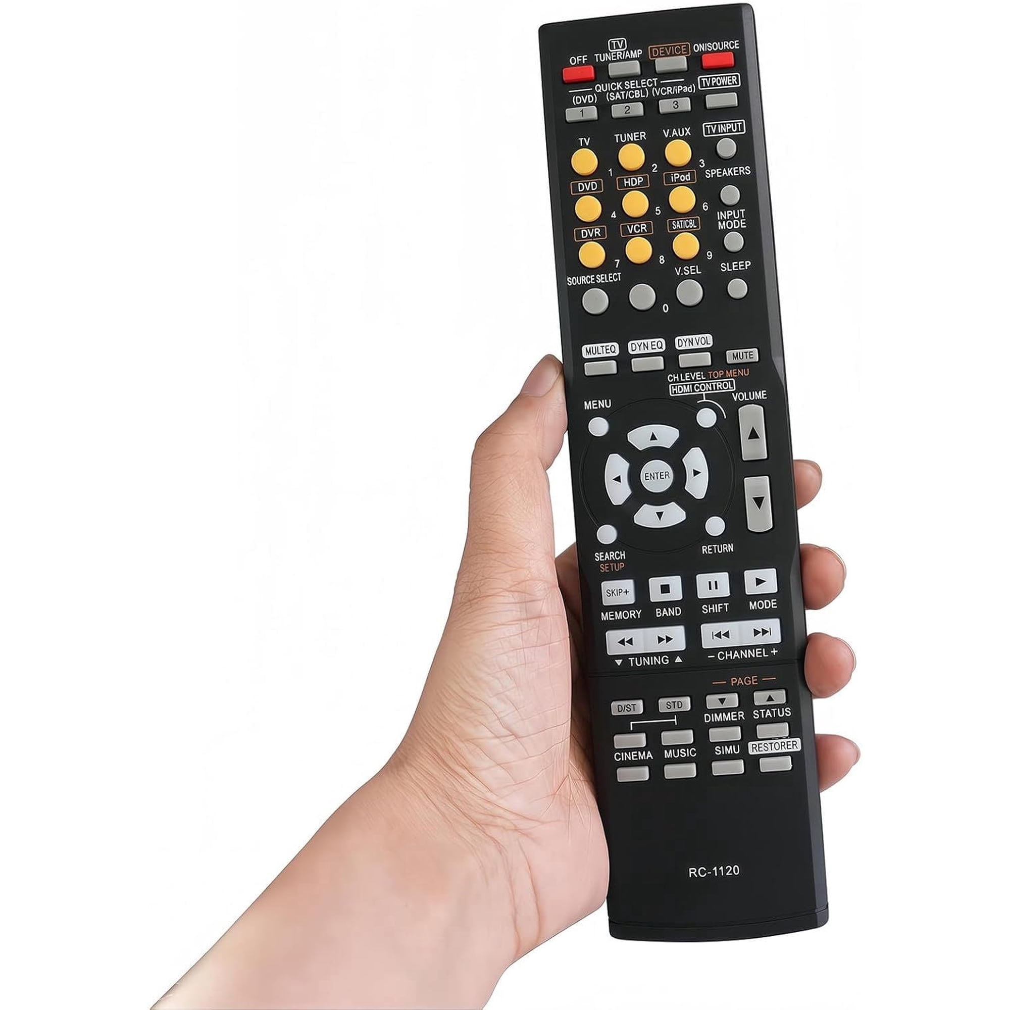 Remotix Replacement RC-1120 Remote Control Compatible with Denon AV Receiver DHT590BA AVR390 AVR-591 AVR-590