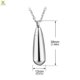thumbnail image 2 of Stainless Steel Customized Smart Collection Perfume Bottle And Cremation Ashes Necklace, 2 of 4