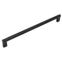 Stone Harbor Hardware Urban Cabinet Pull, 256 Millimeters, Matte Black