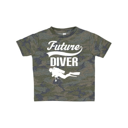 

Inktastic Future Diver Scuba Diving Gift Toddler Boy or Toddler Girl T-Shirt