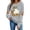 A044 Gray, variant on Ichuanyi Halloween Spooky Season Sweatshirt Women Ghost Sweatshirts Oversized Fall Halloween Print Pullover Top