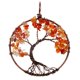 thumbnail image 2 of Árbol de la , en alambre, chips de piedras naturales, colgantes, joyería de bricolaje, regalos naranja Salvador Colgante de collar, 2 of 10