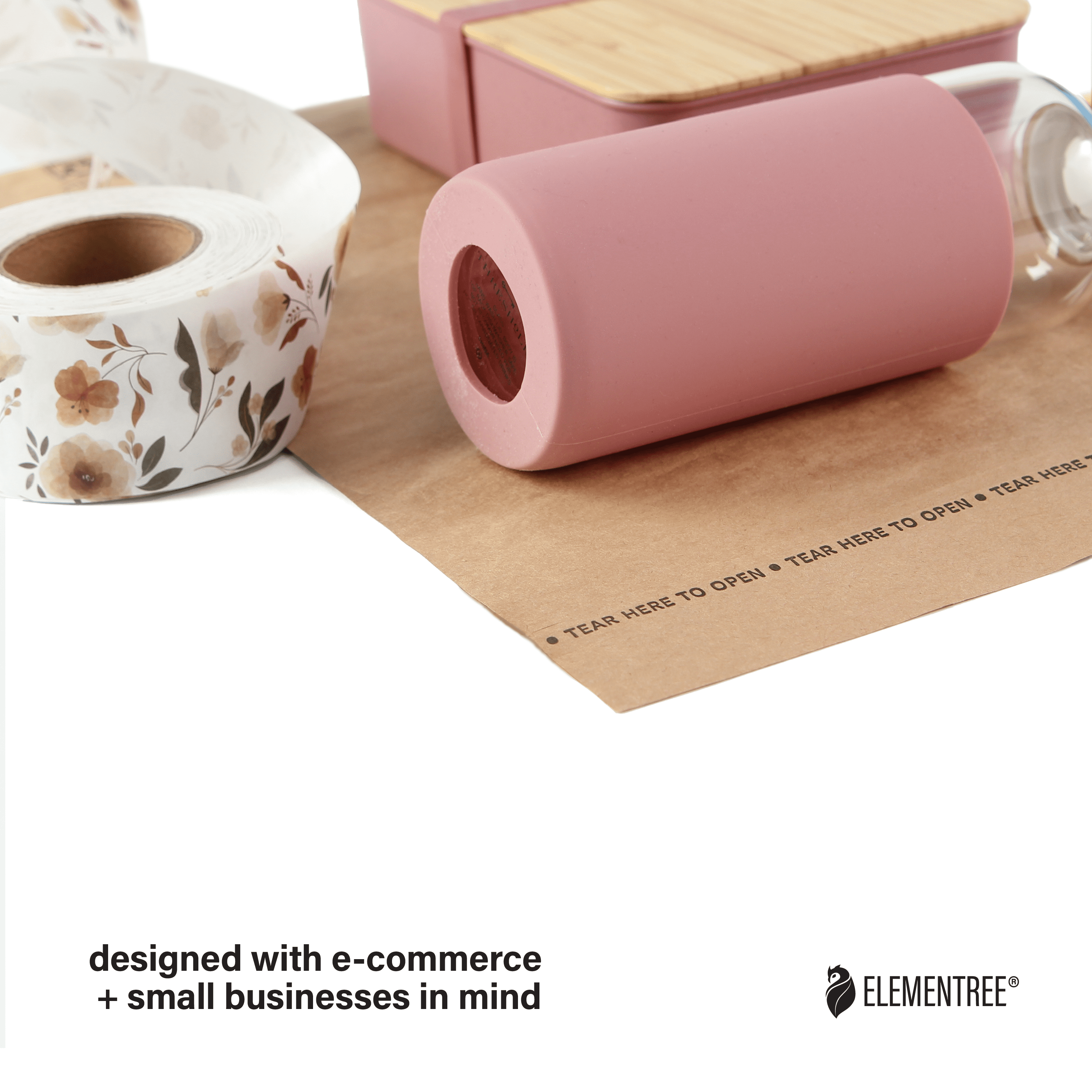 Elementree Sustainable Paper Padded Mailers, Size 0, 6" x 9", 250 Count
