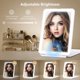 thumbnail image 2 of Espejo cosmético plegable LED con lámpara Espejo plano recargable Espejo de maquillaje plegable portátil en ambos lados, 2 of 5