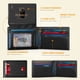 thumbnail image 2 of Cartera RUNBOX RFID de piel para hombre y mujer con 2 ventanas de identificación, 2 of 7