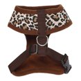 thumbnail image 1 of Pet Dog Adjustable Canvas Chest Harness - Size L (Leopard Print), 1 of 2