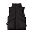 thumbnail image 6 of HAiming Women's Quilted Vest Sleeveless Sand Collar Zip up Jacket Winter Warm Coat Outerwear with Pockets, 6 of 6
