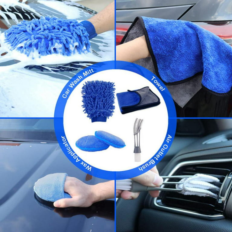 22Pcs Car Wash Cleaning Tools Kit Car Detailing Set Interior Car Care Kit