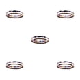 thumbnail image 2 of Sonducket 2 piezas trenzada tobilleras conjunto tejido brazaletes cadena de pierna tela cadena rebordear para niñas verano playa tipo Type2 NO2, 2 of 6