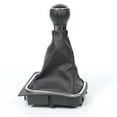 thumbnail image 3 of Ergonomic Manual 6 Speed Gear Shifts Knob Stick With Leather Gaiter High Durability For Golf MK5 MK6 Easy Installation, 3 of 8
