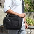 thumbnail image 4 of USA Gear Gamecube Controller Case - Nintendo Switch Carry Case with Custom Storage Compartments for Gamecube Controller, Adapter, Pro-Controller and More - Shoulder Strap and Padded Interior - Black, 4 of 9