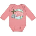 thumbnail image 3 of Inktastic Easter He Has Risen with Cross and Flowers Boys or Girls Long Sleeve Baby Bodysuit, 3 of 5