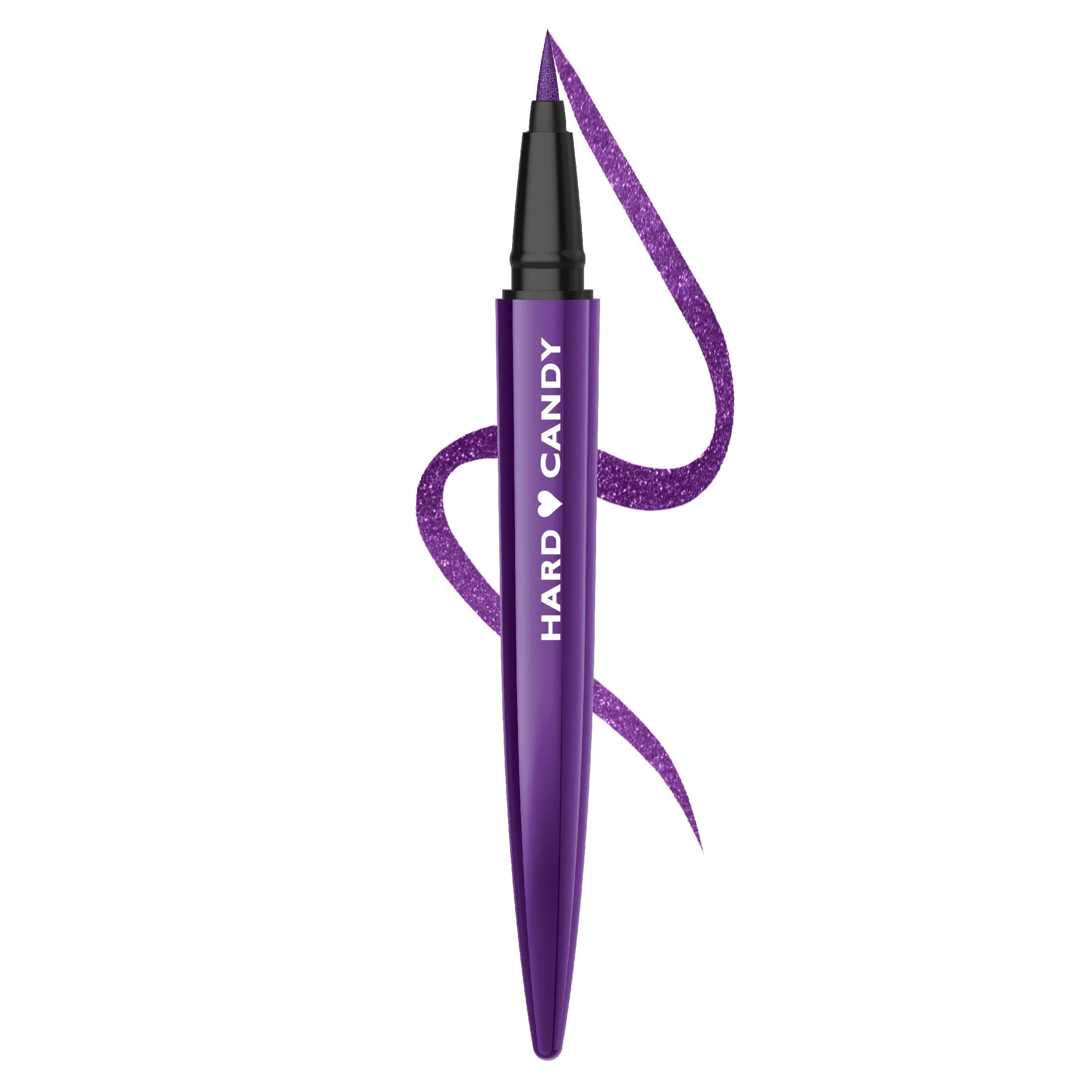 (2 pack) Hard Candy Party Lines Color Play Eyeliner, Liquid Liner, 24HR Wear, Like Royalty, Metallic Purple