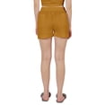 thumbnail image 4 of Inkmeso Women Casual Solid Color&nbsp;Shorts&nbsp;W/ Elastic Waist Summer Wear Everyday&nbsp;Shorts, 4 of 7