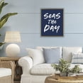 thumbnail image 3 of Stupell Industries Coastal Seas The Day Sentiment Brown Floating Frame Canvas Art, 17 x 21, by Lettered and Lined, 3 of 8