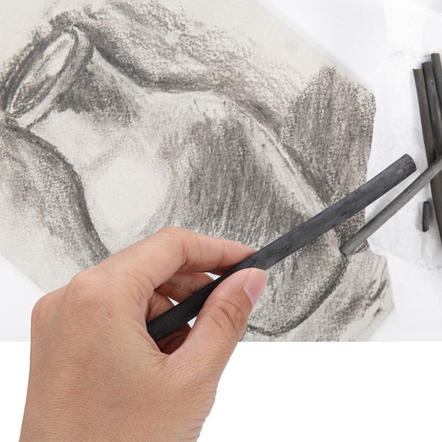 25 lápices de carbón Ecomeon para dibujar y dibujar 7333