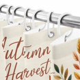 thumbnail image 7 of Shower Curtains for Bathroom-36"x72",Retro Autumn Harvest Waterproof Bath Curtain Grommet Shower Curtain Set, 7 of 7