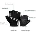 thumbnail image 3 of Guantes de bicicleta de montaña para hombre, guantes de ciclismo de medio dedo absorbentes de golpes Abanopi Mitones de ciclismo, 3 of 7