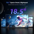 thumbnail image 2 of Monitor portátil EVICIV 18,5 pulgadas 120 Hz 1 ms Gaming 350 Nits USB-C, 2 of 7