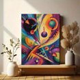 thumbnail image 6 of Geometric Abstract Dog Portrait Canvas Print Wall Decor for Living Room Bedroom Office Apartment Cafe, 6 of 8