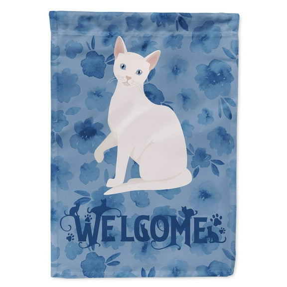Carolines Treasures CK5011GF Arabian Mau Cat Welcome Flag Garden Size Small multicolor