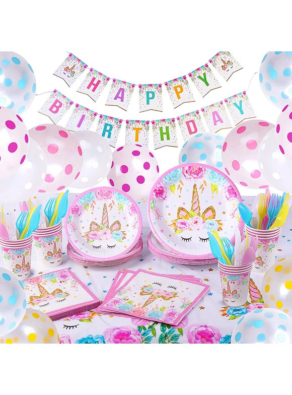 Unicorn Tableware in Unicorn Party Supplies