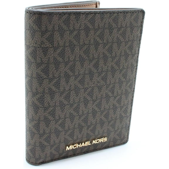 Michael Kors Jet Set Travel Travel Passport Wallet in Brown