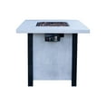 thumbnail image 3 of E-Western 25-Inch Outdoor Propane Gas Fire Pit Table 50000 BTU High-Temperature-Resistant Carved Charcoal Grain for Patio Garden Backyard, 3 of 13