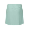 thumbnail image 6 of Women's Athletic Skorts Double Layer Solid Color Activewear Skorts Stretchy Comfy Dailywear Summer Shorts for Women,Mint Green,S, 6 of 6