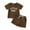 Khaki, variant on Toddler Boy Clothes Boys Shorts Sets Kids Summer Letter Printed Sleeveless Training 1t 2t 3t 4t 5t 6t Shirts Set Tops T-shirt Shorts Pajamas Outfit 2-Piece