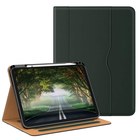 Funda OKP para iPad de 11 pulgadas (A16) 2025/10th Gen 2022, color verde oscuro