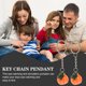 thumbnail image 4 of Simulación de 10 piezas de llaves de calabaza Ornamento colgante de bolso Halloween Pumpkin Key anillo, 4 of 6