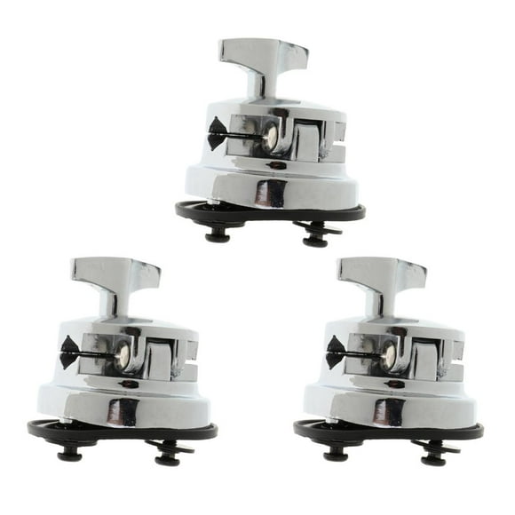 Xuanheng 3pcs Drum Set kit Holder Base Mount Bracket for Drummer Percussion Accessory 3