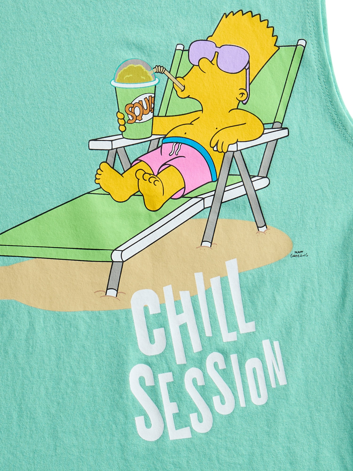 The Simpsons Boys Graphic Muscle Tank Top, Sizes 4-18