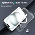 thumbnail image 5 of Compatible for iPhone 15 Case Clear, With Magnetic Shockproof Protective Phone Bumper - Clear, 5 of 7