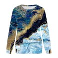 thumbnail image 3 of zuwimk Crew Neck Sweatshirts Women,Womens Sweatshirt Embroidered Crewneck Sweater Casual Cute Pullover Top Women Color Print Loose Pullover Tops Round Neck Casual T Shirt Long Sleeve Sweatshirt, 3 of 5