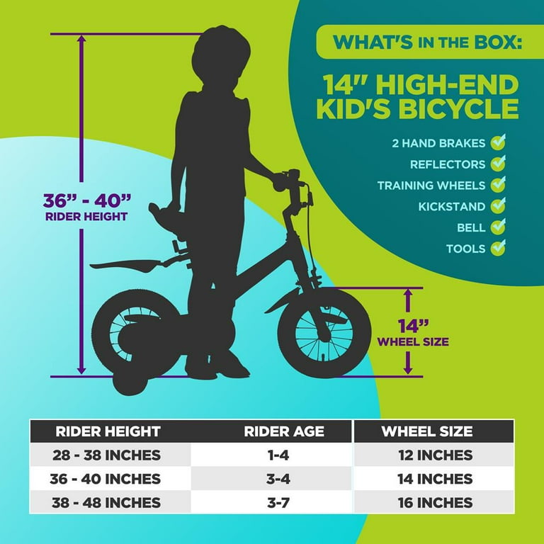 14 inch bike height cheap
